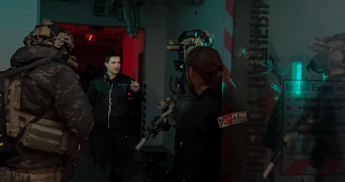 Echoes of light and Dark Behind the scenes, Director Martin Goeres