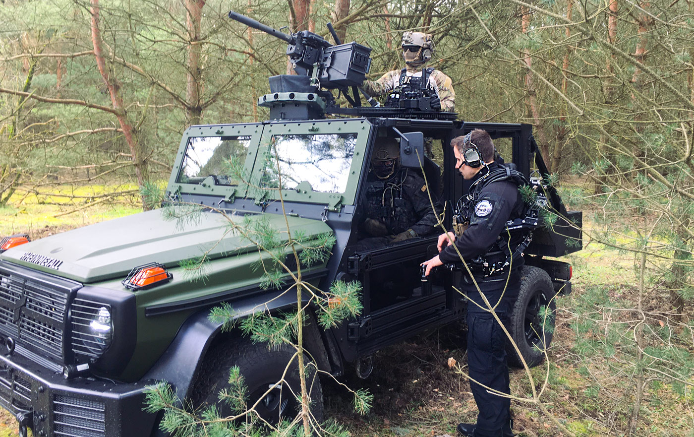 Caracal, Military Short film, behind the scenes, MG Productions, Martin Goeres director,