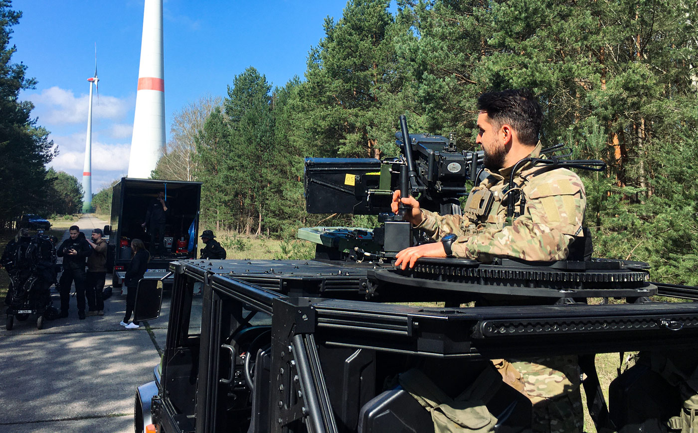 Caracal, Military Short film, behind the scenes, MG Productions, Martin Goeres director,