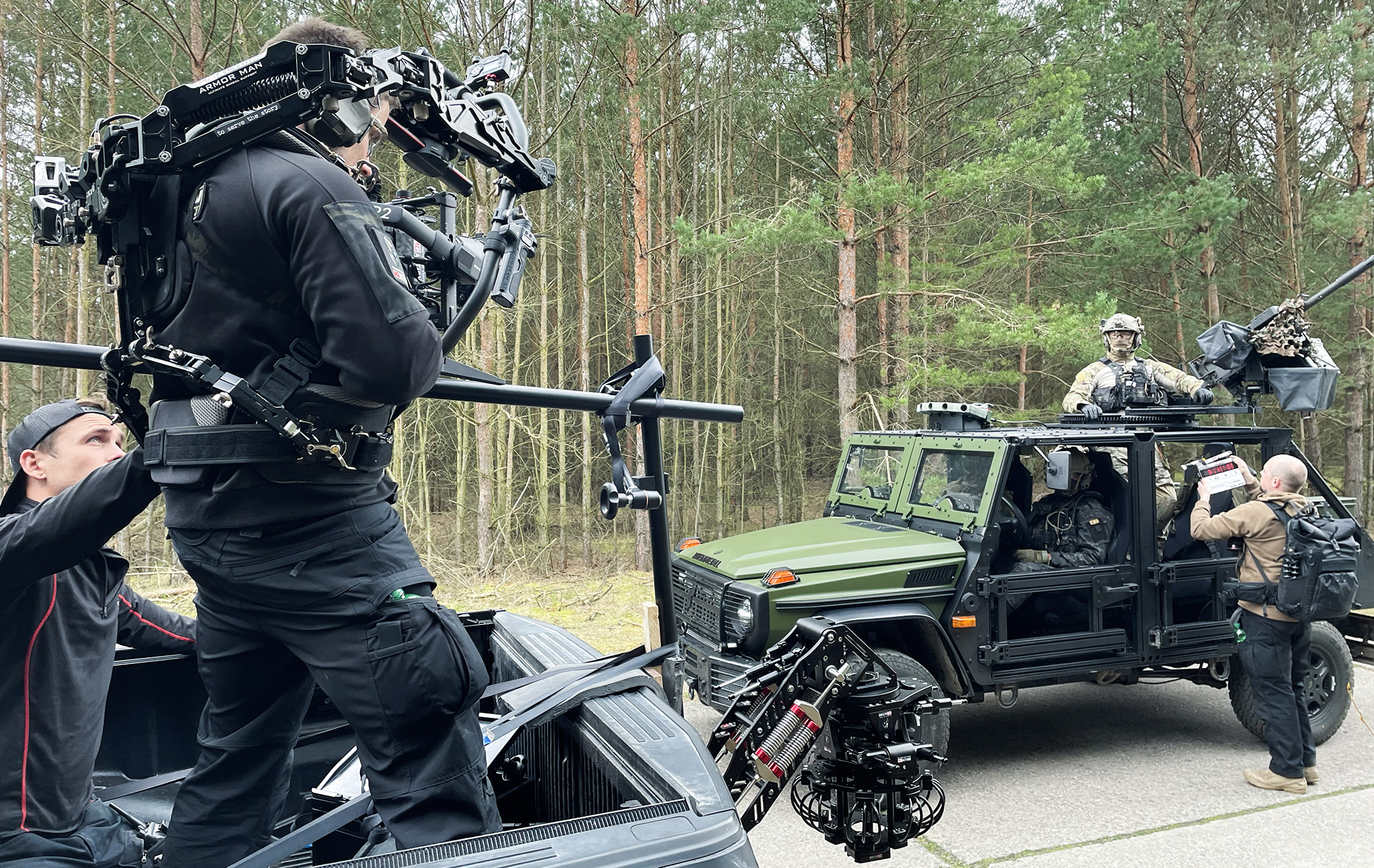 Caracal, Military Short film, behind the scenes, MG Productions, Martin Goeres director,