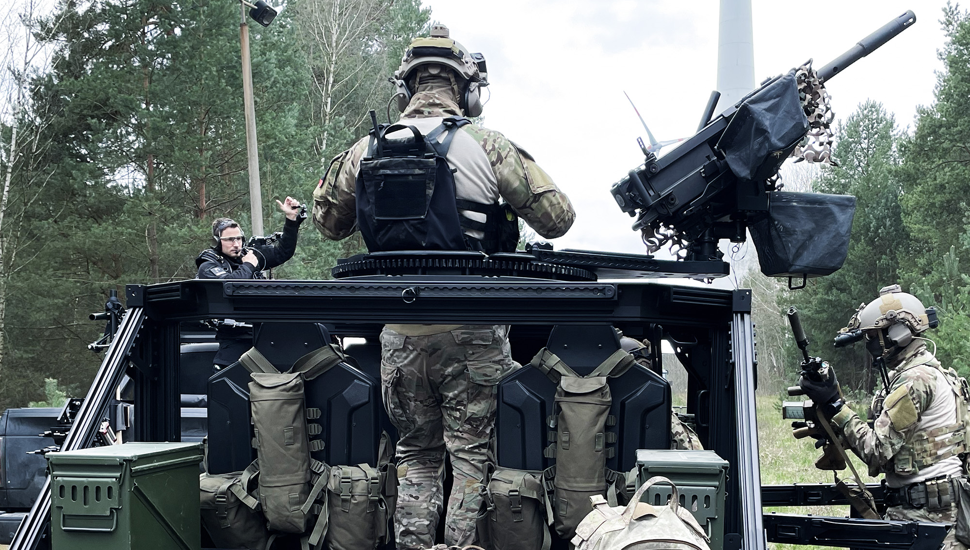 Caracal, Military Short film, behind the scenes, MG Productions, Martin Goeres director,